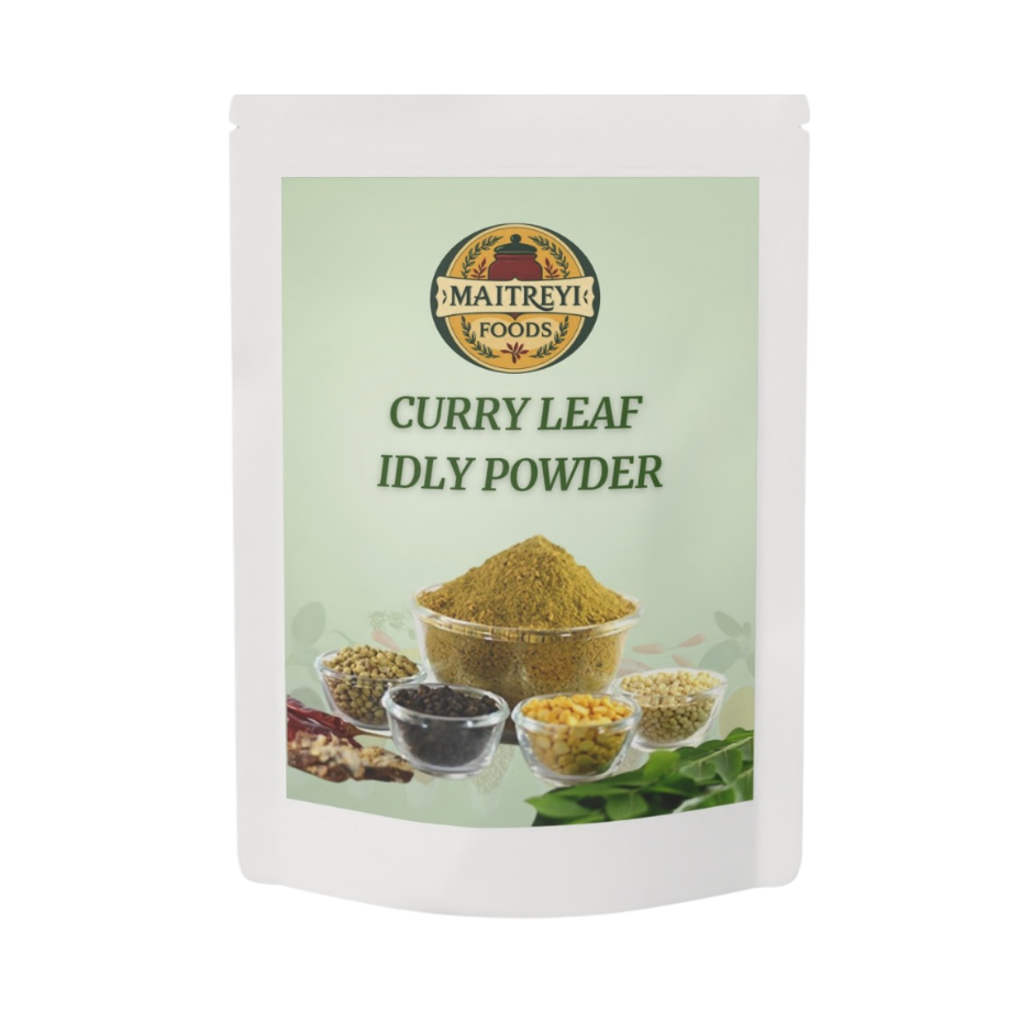 Curry Leaf Idly Powder (250g)—Traditional South Indian Seasoning