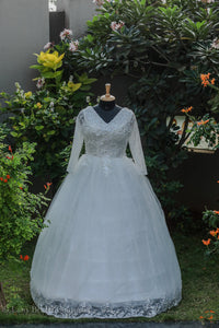 Classic Embroidery Ball Gown