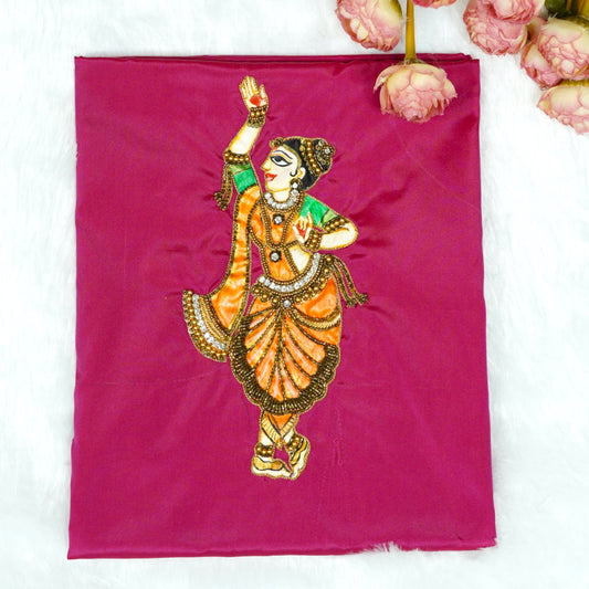 Cultural Rhythm with Embroidery Detailing Blouse Fabric