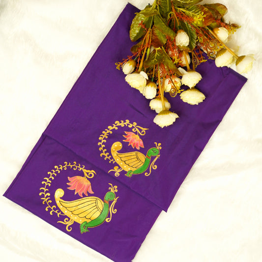 Royal Plumage Blouse Fabric