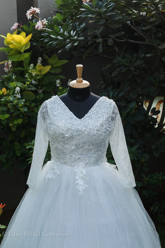 Classic Embroidery Ball Gown