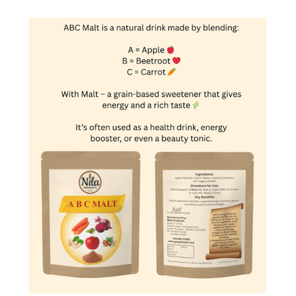 Nila ABC Malt - Nourishing Health Drink Powder