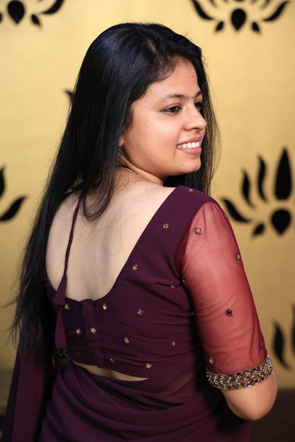 Wrap and Go Saree