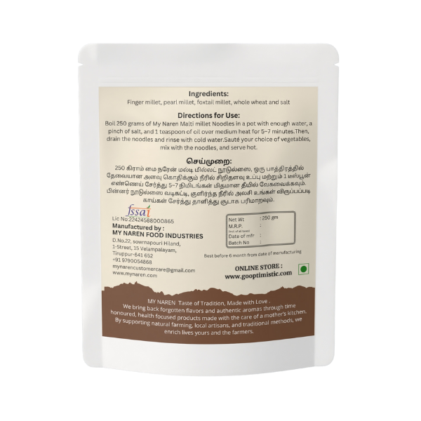 Multi Millet Noodles