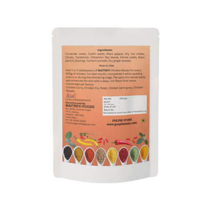 Chicken Masala (250g)—Authentic Indian Spice Blend