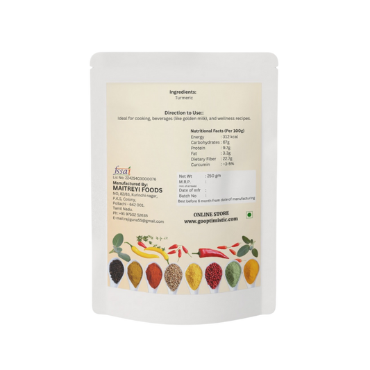 Turmeric Powder (250g)—Pure and Natural Spice