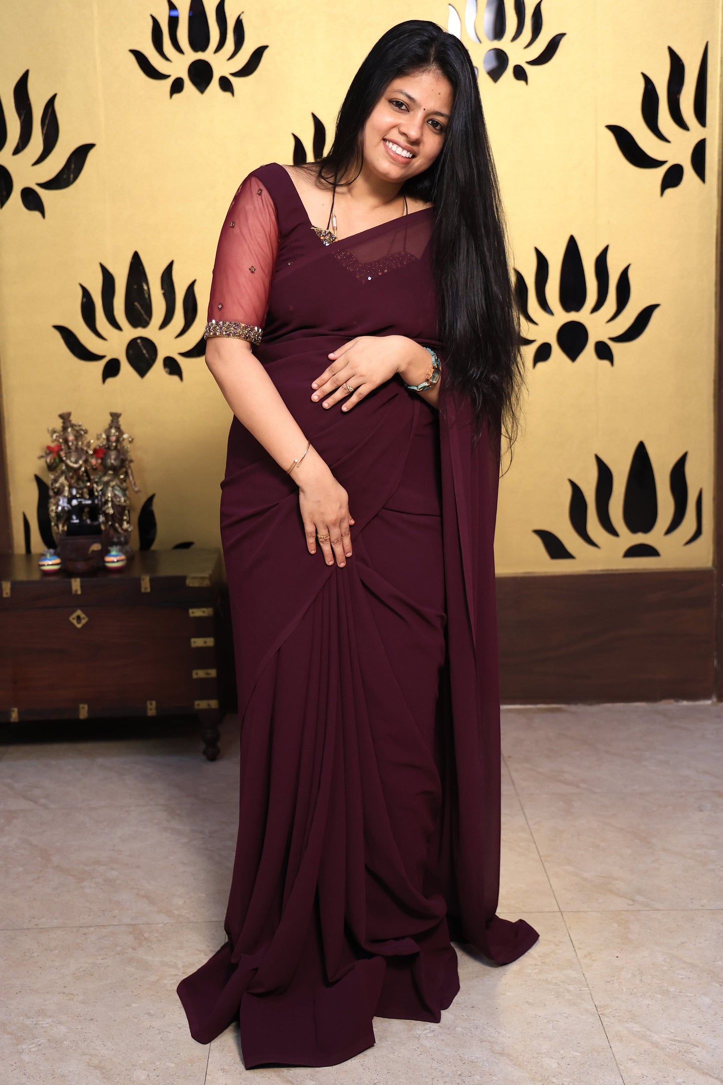 Wrap and Go Saree