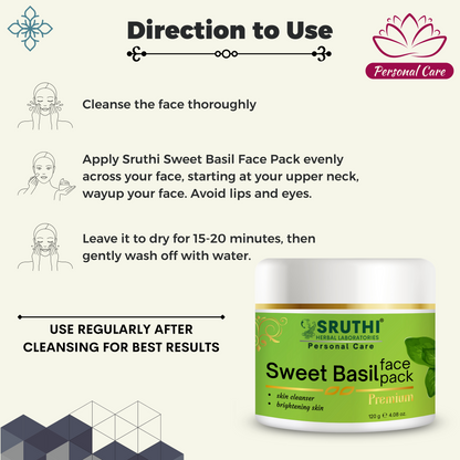 Sweet Basil Face Pack