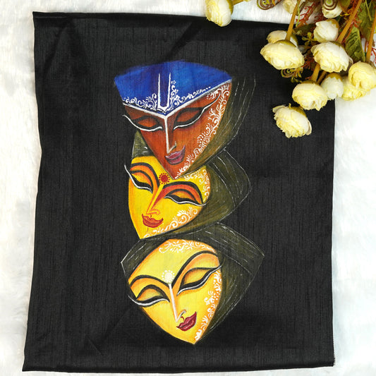Bold and Artistic Illustration Blouse Fabric