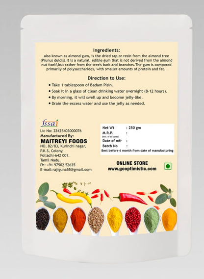 Badam Pisin 250 Gms
