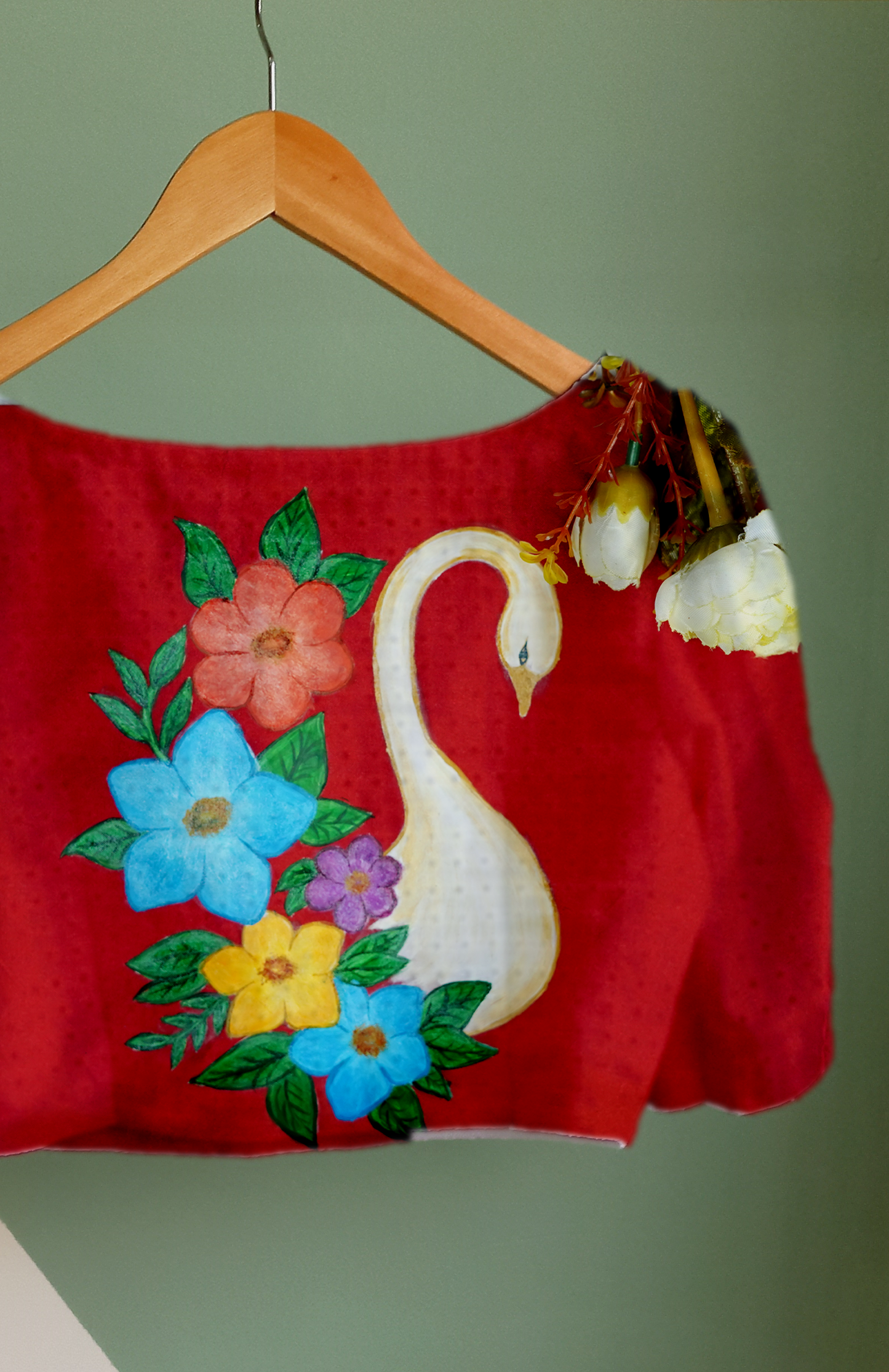 Wings and Petals Blouse Fabric
